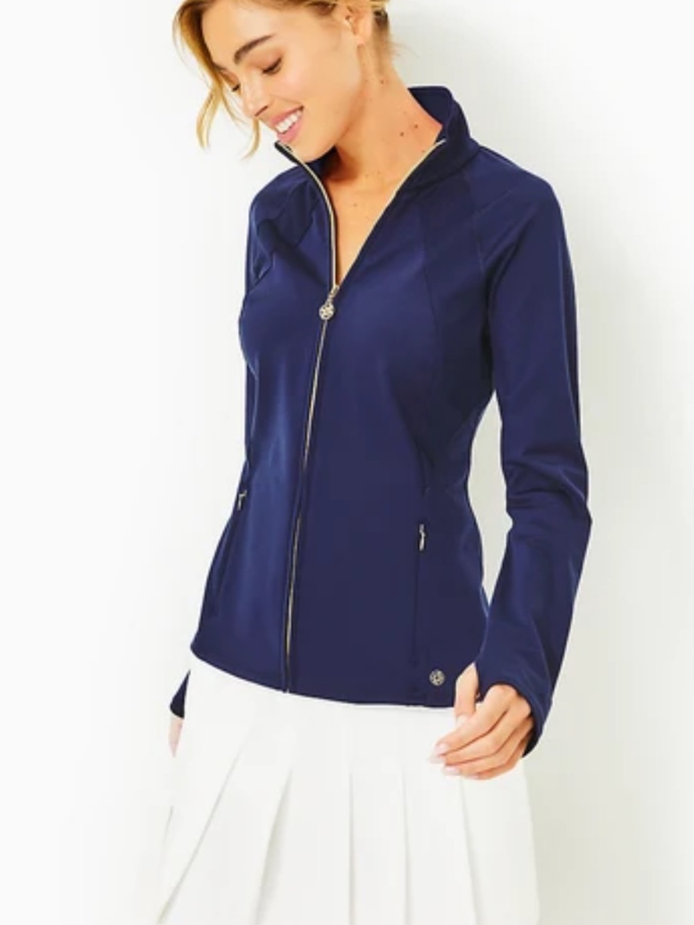 Lilly Pulitzer Luxetic Jacket - True Navy